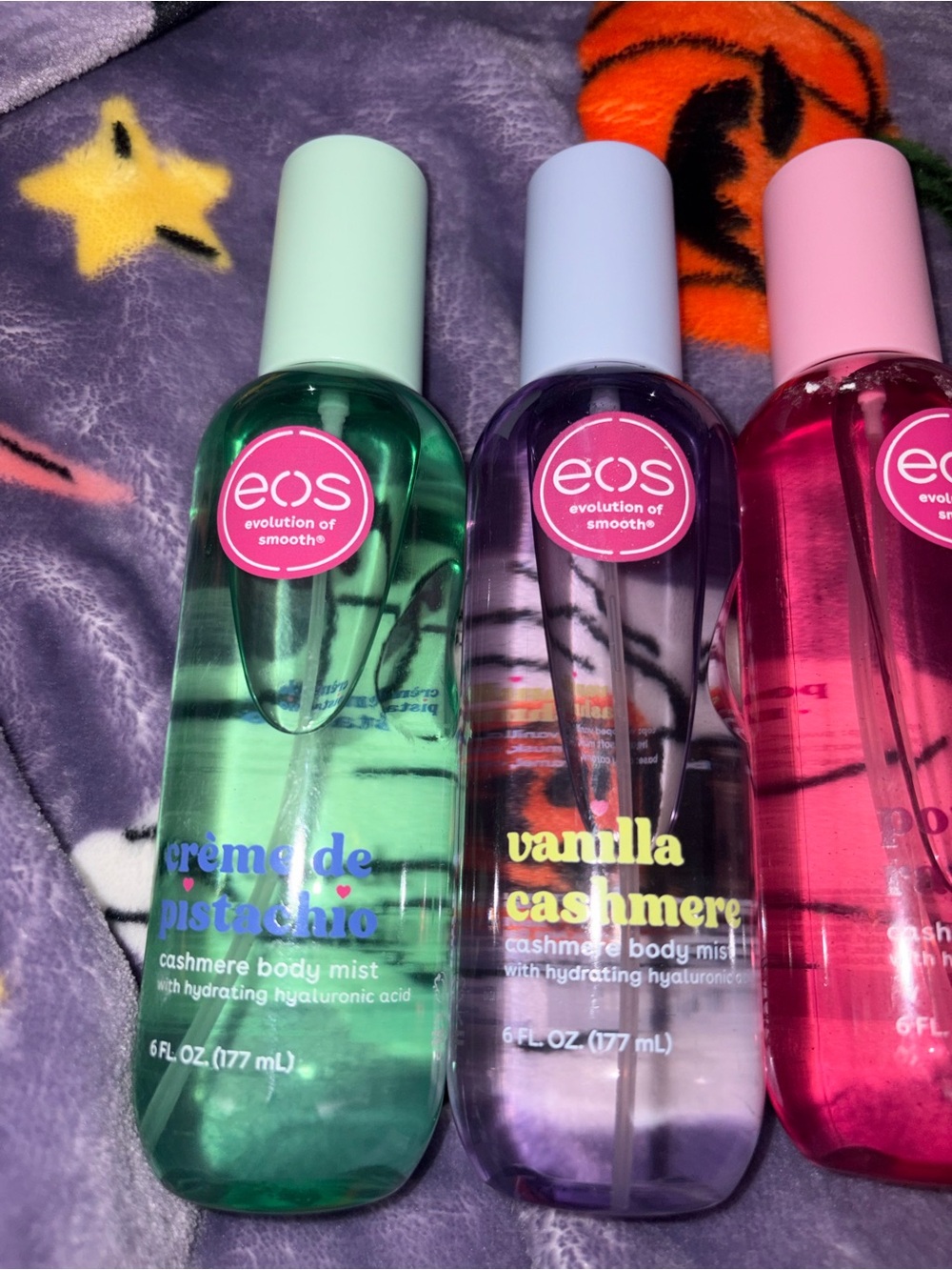 eos Cashmere Body Trio — Green, Purple, Pink - Picture 2 of 3